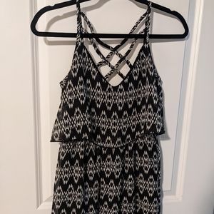 Black and white dress